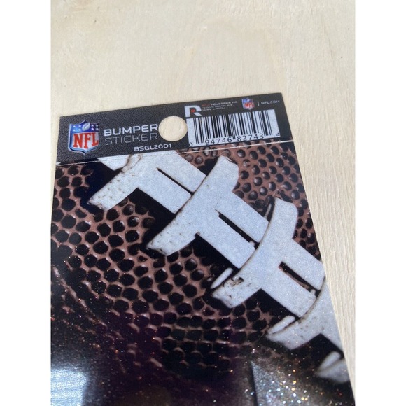 Atlanta Falcons Bumper Sticker Football NFL Brand Glitter Design Licensed - Picture 4 of 5